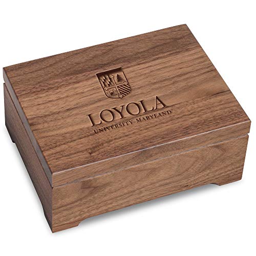 M. LA HART Loyola Solid Walnut Desk Box