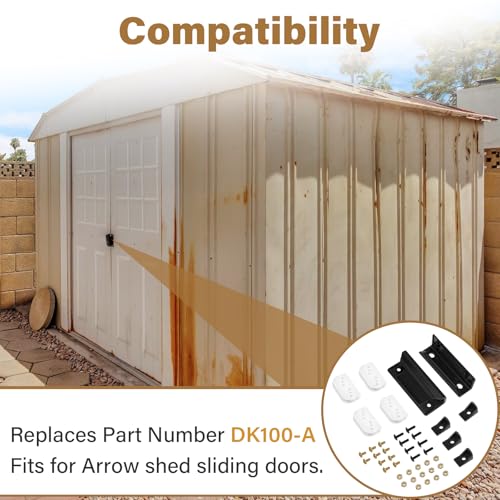 DK100-A Arrow Shed Sliding Door Tune-Up Kit with Parts