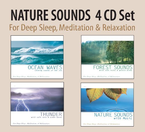 NATURE SOUNDS 4 CD Set - Ocean Waves, Forest Sounds, Thunder, Nature Sounds with Music for Deep Sleep, Meditation, & Relaxation by Rest & Relax Nature Artist Series (2013-10-21)