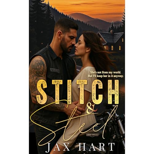 STITCH & STEEL Audiolibro Por JAX HART arte de portada