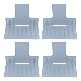 4 KüHlschrankteiler, Gefrierschrank-Organizer-TrennwäNde Aus Kunststoff, FüR Die Ordentliche Aufbewahrung Von Lebensmittelbeuteln -16.5x12.8x13cm