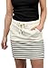 Produktbild DESIRES Pippa Damen Kurzer Rock Sweatrock Minirock Mit Streifen-Muster Aus 100% Baumwolle, Größe:M, Farbe:Black (9000)