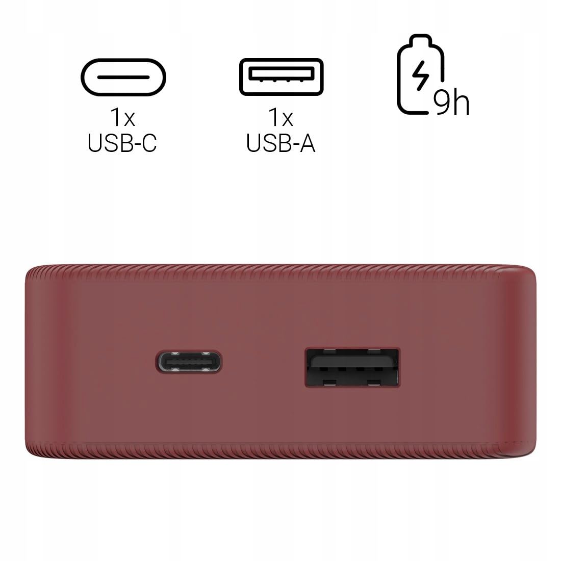 Hama Power Pack do ładowania telefonu 20000 mAh (powerbank, szybkie ładowanie, USB A, USB C, pojemny, lekki, mały, ładowarka) zielony