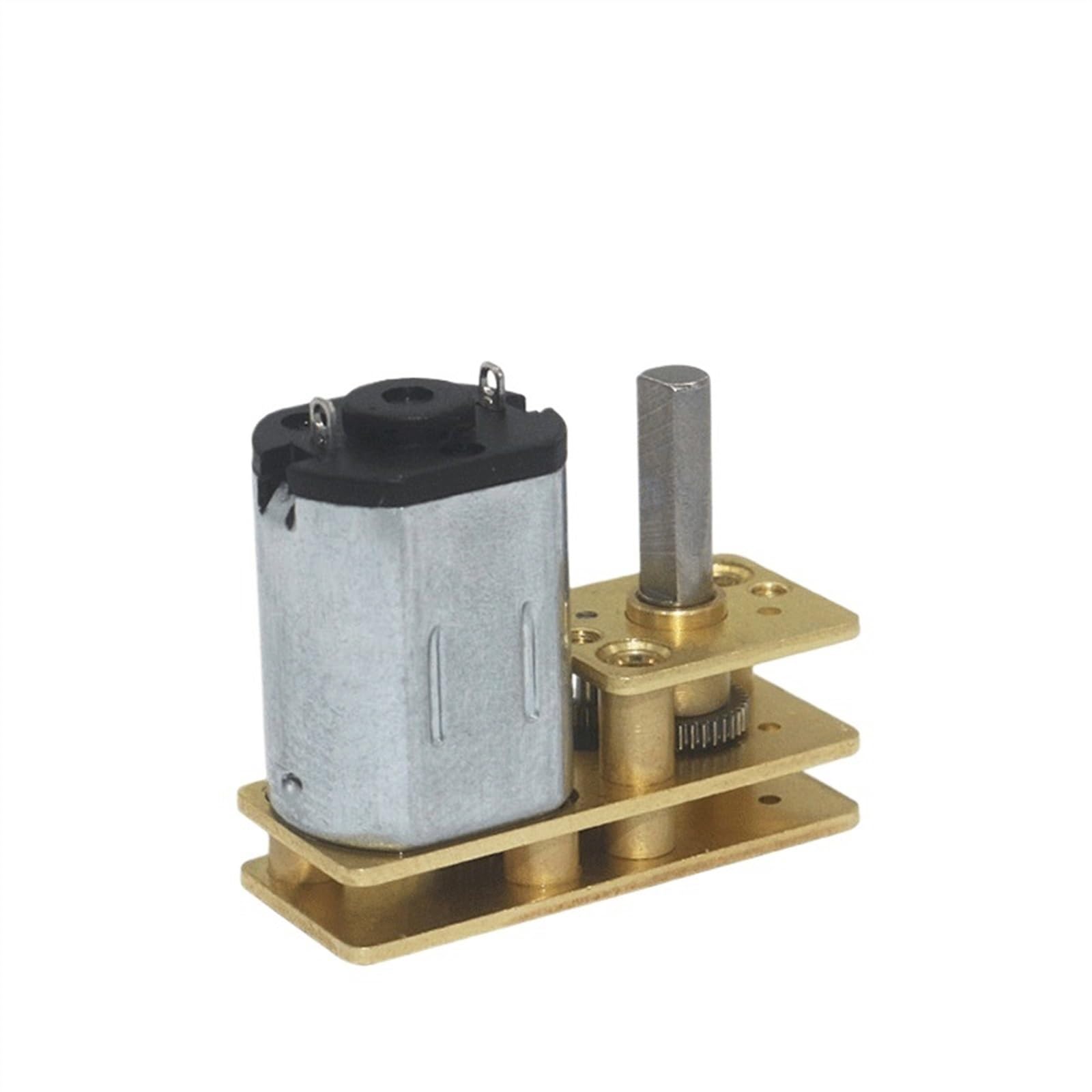 JGA1024-N20 silnik prądu stałego 3-12 V z odwrotnym silnikiem przekładniowym DC Gear Reducer 6 V do modeli zabawkowych robotów DIY, (50 obr./min, 12 V)
