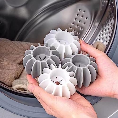 Image of SHUTTLE ART 6Pcs Anti-Winding Washing Machine Balls, Reusable Soft Silicone Washing Balls, Alternative for Quick Washing Machines, Laundry Balls Scrubbing Balls