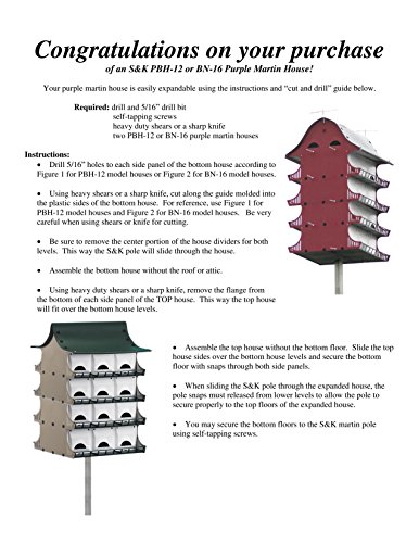 Bestnest S&K Dual Purple Martin Houses thumb #2