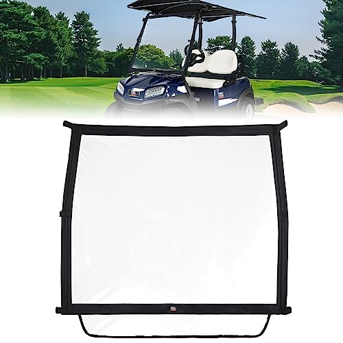 Pare-brise pliable pour chariot de golf léger en PVC compatible Club Car DS et Tempo