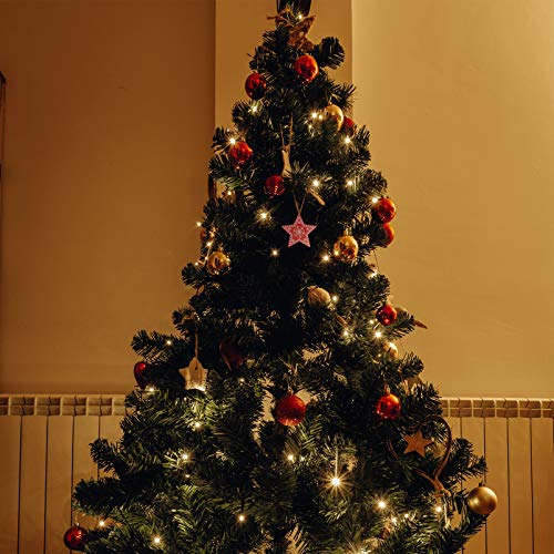 Toyvian 2 PeÃ§as de Enfeites de Madeira de Natal Etiquetas de Presentes de Natal de Madeira Estrelas