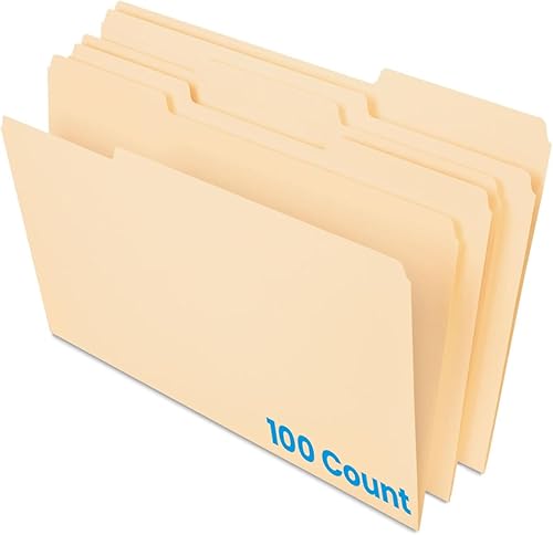 Pendaflex Carpetas de archivos tamaño legal Manila corte 13 100BX 753 13 Pendaflex Carpetas de archivos tamaño legal Manila corte 13 100BX 753 13