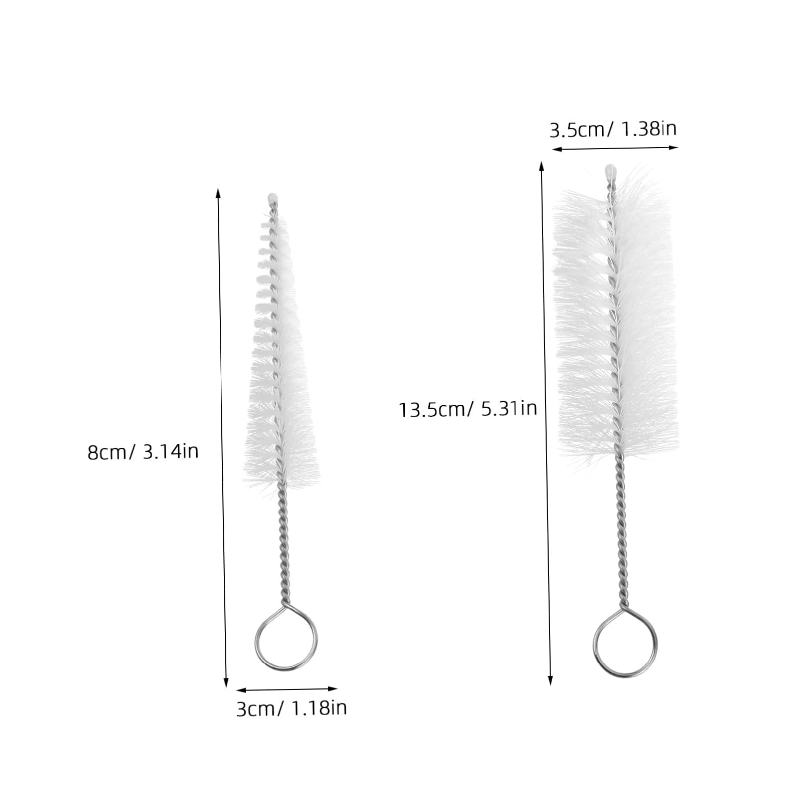 Totority 1 Set Wind Instrument Cleaning Kit Trumpet Flute Saxophone Accessories Cleaning Swabs Straw Cleaner Brush Small Brush