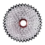 El perfil del diente de esta velocidad de casete El ciclismo ha sido diseñado en un diseño de dientes en todo el estrecho para evitar la caída de cadena cuando dando marcha atrás