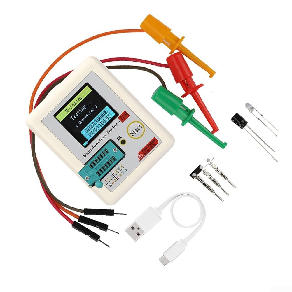Rivelatore di capacità del tester del transistor di Tft con la codifica di IR e automatico per la riparazione del circuito del resistore del diodo di Npn Pnp