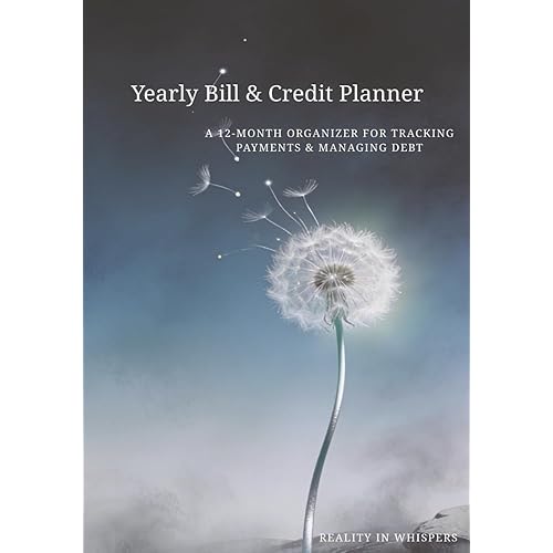 Yearly Bill & Credit Planner: A 12-Month Organizer for Tracking Payments & Managing Debt