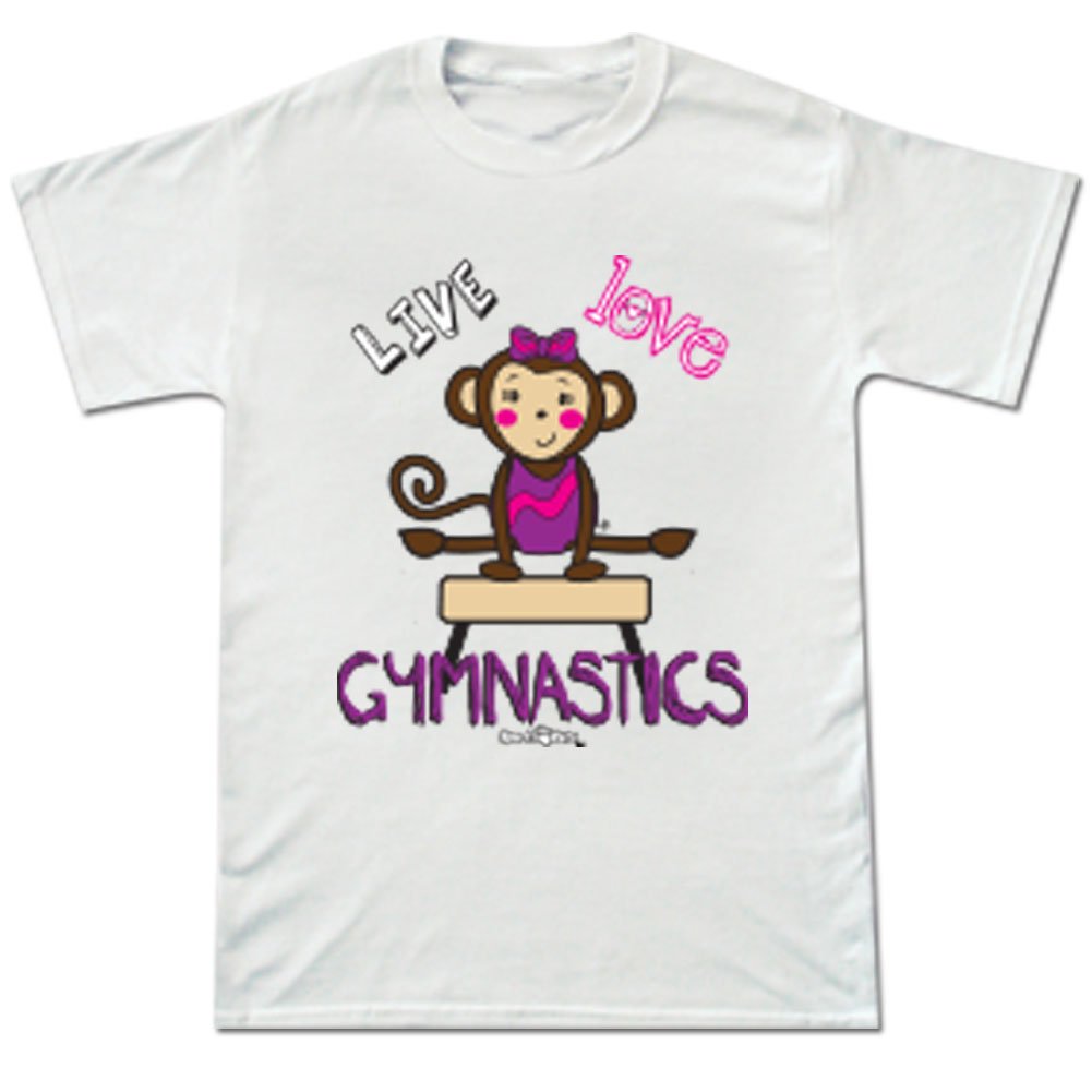 Sports Katz Womens 'Live Love' Gymnastics T-Shirt