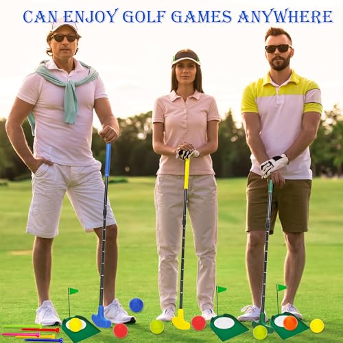 Putter de golf réglable pack de 5 couleurs idée cadeau loisir pour petits et grands