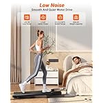 Walking Pad,6% Manual Incline Walking Pad Treadmill,Under Desk Treadmill for Home Office, with App & Remote,2.5HP Quiet Motor,LED Display,300 lbs Capacity - Image 3