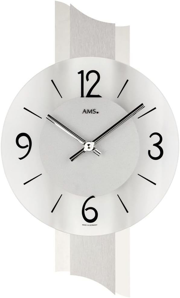 AMS Modern Wall Clock with Quartz Movement from W9394
