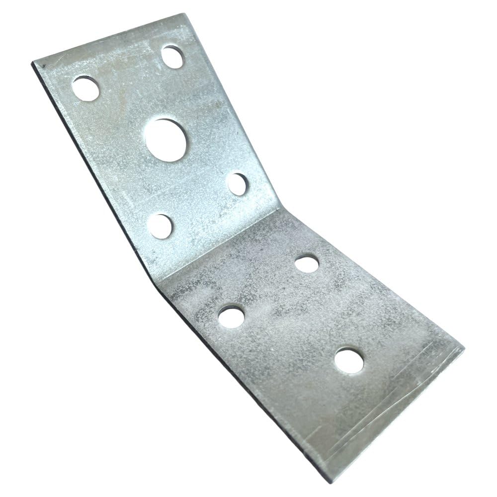 Conector de ángulo de 2,5 mm – 300 unidades de conectores de madera de metal 50 x 50 x 35 mm – Ángulo de metal 135 grados conector pequeño – Ángulo de montaje ángulo de construcción