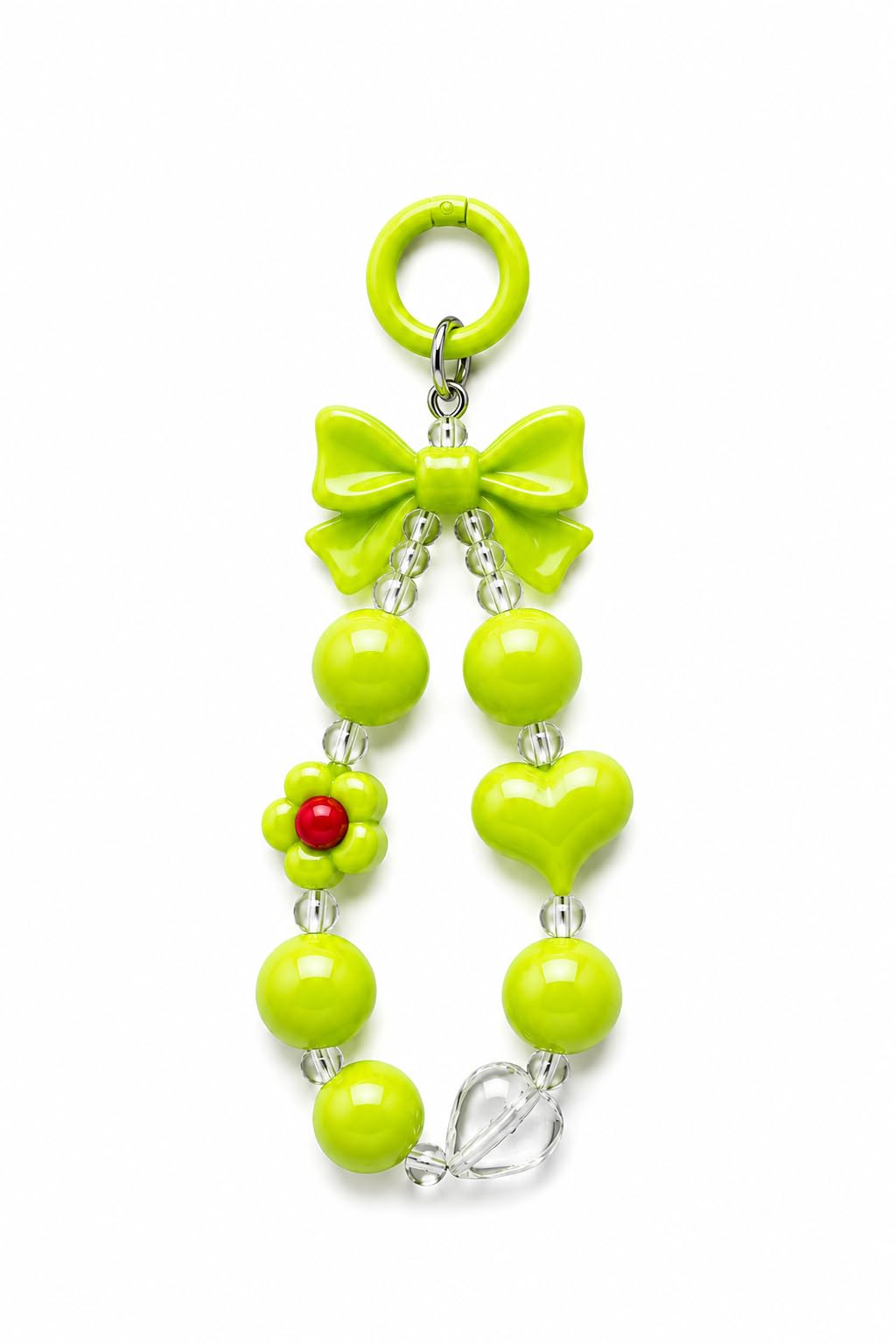 Mizi Beaded Phone Charm Wrist Strap with Tether Tab, Cute Acrylic Phone Charm Lanyard, Detachable Anti-Drop Phone Chain, Decorative Wristlet Keychain for iPhone, Samsung, Mobile Phones, Keys & Bags-image-17