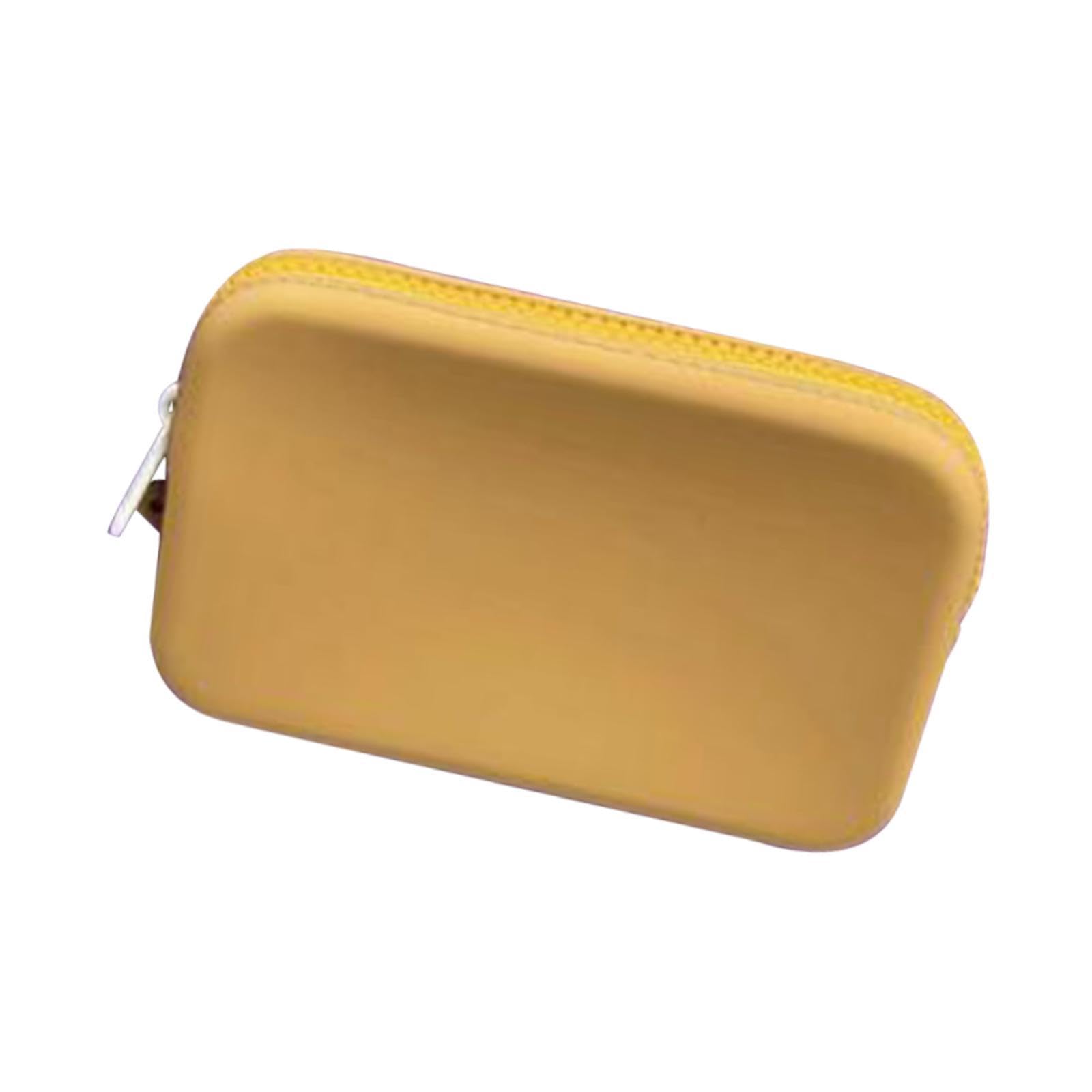 Silicone Insert Purse for Beach Tote Bag Card Holder Waterproof Card Case Light Brown-image-47