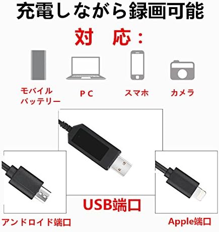 Amazon Co Jp Silversea 隠しカメラ Usbケーブル型ビデオカメラ 1080p監視録画 防犯 証拠撮影 会議 商談の記録 証拠撮影など 動体検知 単独録音 小型 防犯 メモリー内蔵 オーディオレコーダー フハイビジョン Iphone対応 32gb ブラック 家電 カメラ