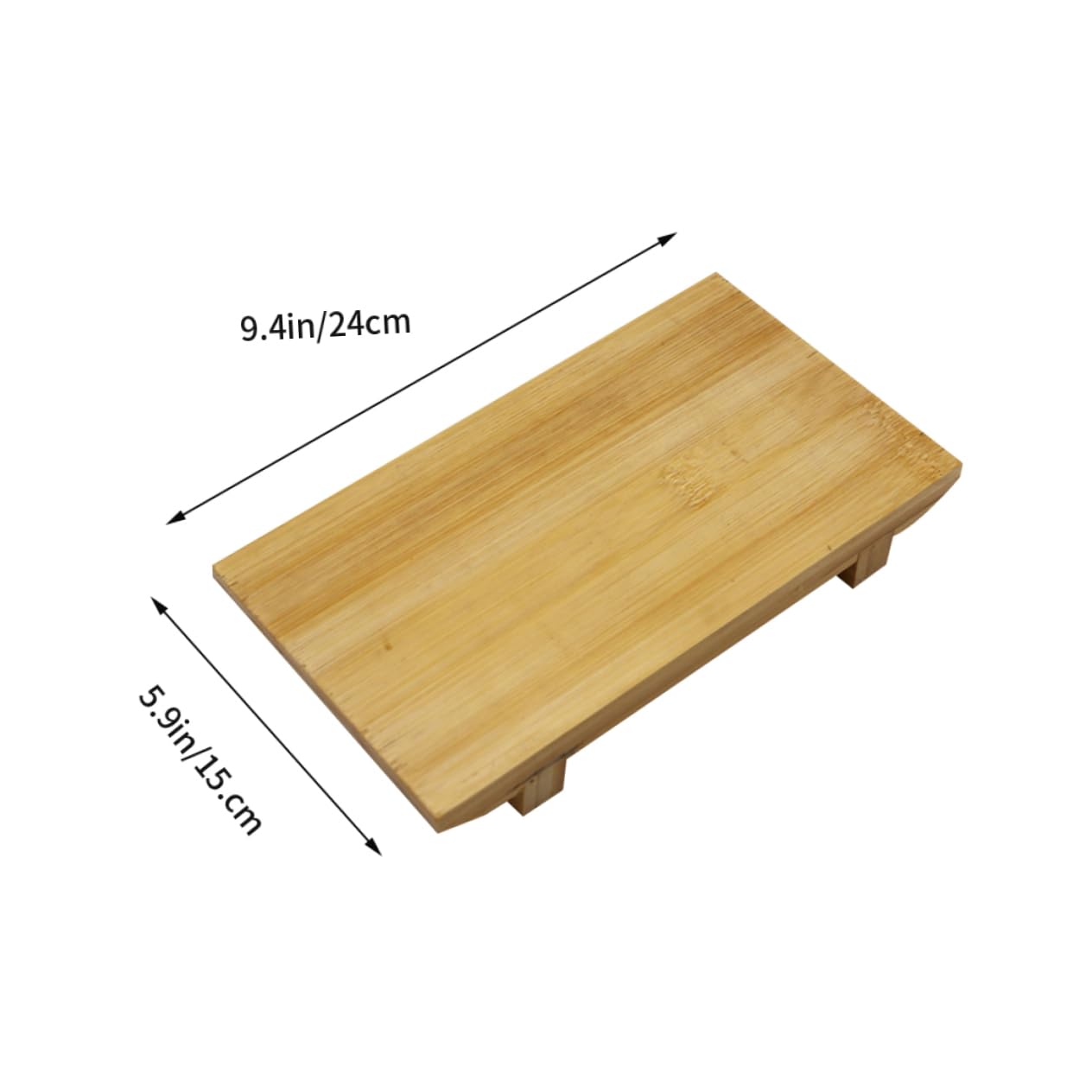 PRETYZOOM Sushi Serving Plate Decorative Food Dish for Sushi Sashimi and Fruit Lightweight Design for Home Dining Housewarming present