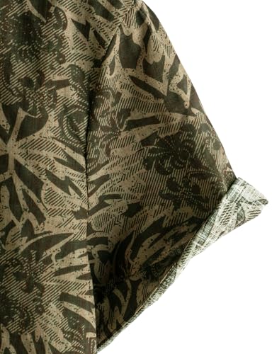 VATPAVE Mens Casual Short Sleeve Button Down Shirts Regular Fit Hawaiian Summer Shirt
