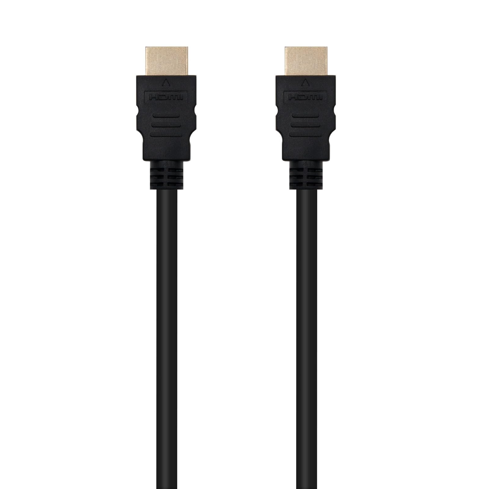 High Speed HDMI Cable V2.0, Supports 4K@60Hz and a transfer rate of 18Gbps.Black color, 2m length, ideal for superior picture and sound quality.
