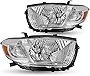 TUSDAR Headlight Assembly Compatible with 2008 2009 2010 Toyota Highlander Left Driver and Right Passenger Side