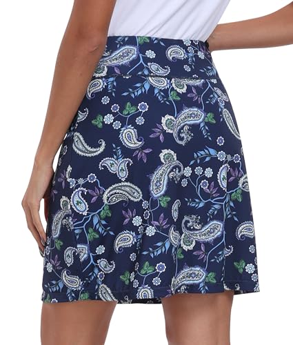 Image of MoFiz Women's 20 inch Knee Length Golf Skorts Athletic Skirts Summer Casual Active Workout Sports Tennis Skirt with 4 Pockets