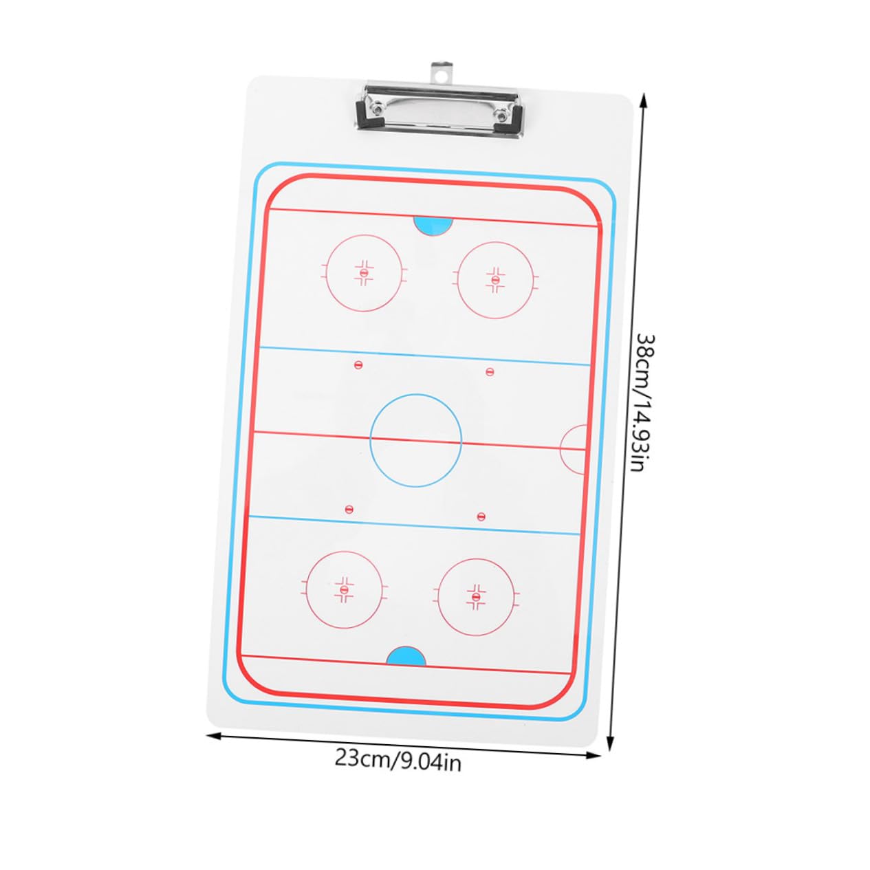 Sosoport 2Pcs Hockey Clipboard Whiteboards Durable Boards for Strategy Effortless Demonstration and Modification for Sports Commanding