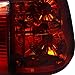 SPEC-D TUNING Red Smoke Lens Tail Lights Compatible with 2000-2006 BMW E53 X5, Left + Right Pair Assembly
