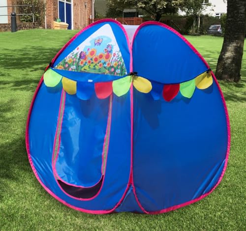 Image of Homecute Igloo Type Foldable Popup Small Size Kid's Toys Play Tent House for Indoor & Outdoor, Suitable for 1 Year to 6 Years (Small Size Blue)