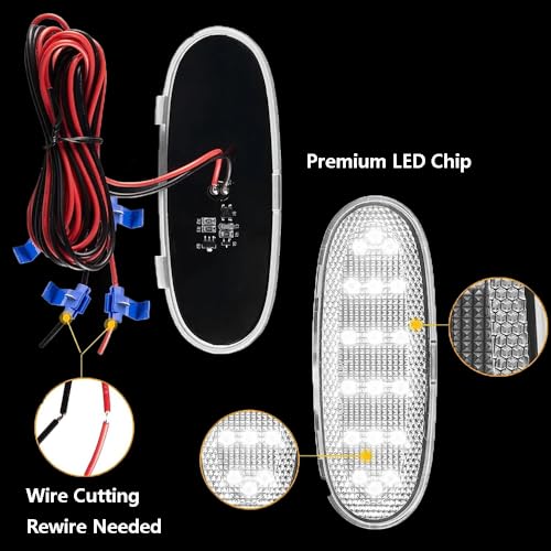 Lámpara LED Interior Reflector Puerta 18 LEDs Compatible Dodge miniatura 4