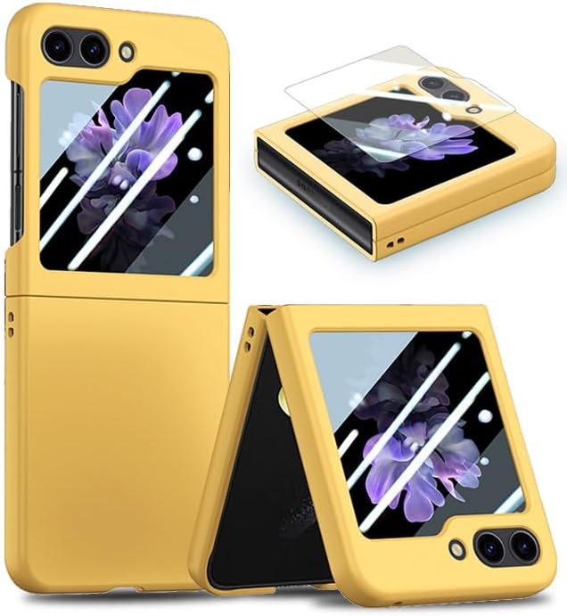 Samsung Galaxy Z Flip 5 Case Builtin Tempered Cover Screen Protector