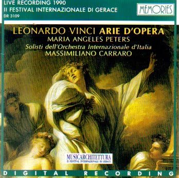 Leonardo Vinci: Arie D'Opera / Opera Arias (Live Recording, 1990 Il Festival Internazionale Di Gerace)
