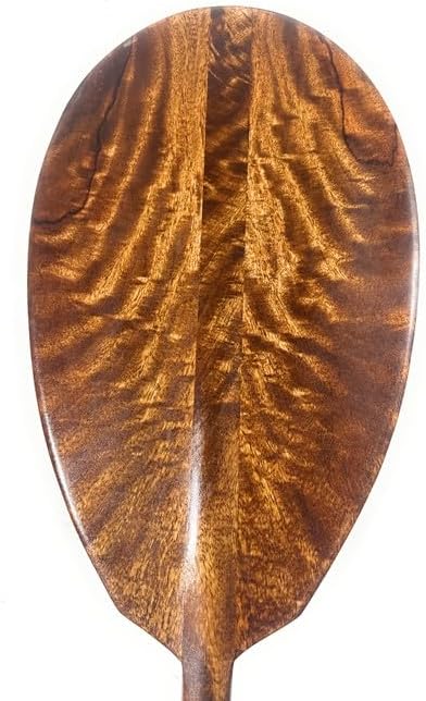 Tikimaster Unique Curly Mango Canoe Paddle 60 inches - Made in Hawaii | #KOA7477