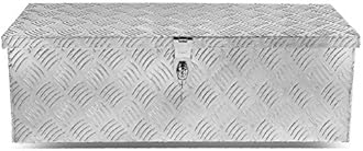 DNA Motoring TBOX-T1-30-ALU Rear Truck Bed, Trailer Key Lock Aluminum Storage Tool Box