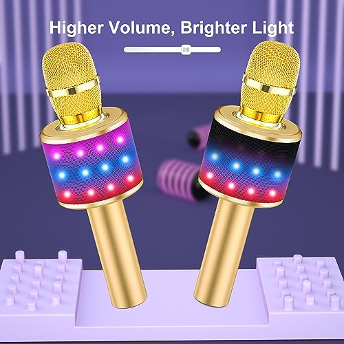 image for BONAOK Karaoke Microphone for Kids & Adults - Bluetooth Microphones Si