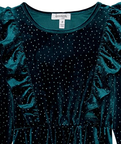 Speechless Girls' Long Sleeve Stretch Velvet Dress3