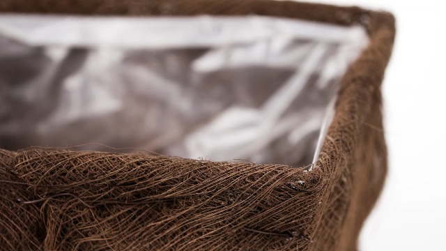 Relaxdays Vasi Sospesi per Piante, Set 3 Portavasi in Fibra di Cocco e Ferro, HD 48x31 cm, Indoor&Outdoor, Nero Naturale