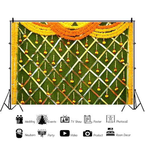 Fondo Fotográfico Vinilo 7x5 ft Amarillo Baocicco miniatura 6