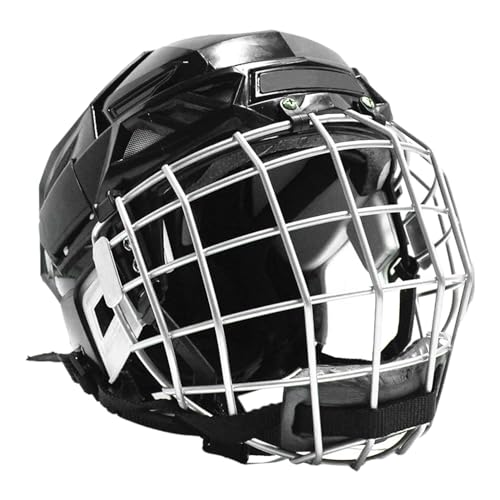 Besreey - Besreey Adult Hockey Helmets | Street Hockey Goalie Helmets,Ice Hockey Helmets Combo With Cage, Breathable Protective Sturdy Hockey Gear For Ice Hockey