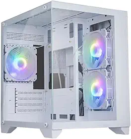 PC GAMER AMD AQUARIO WHITE RYZEN 5 5500 SSD 512GB 16GB 3200MHZ RX 6600 8GB WIFI