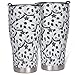 Ynbuyouzhong 30 oz Tumbler con coperchio, in acciaio inox 18/8, isolato sottovuoto, tazza per acqua, motivo panda e orso, colore verde, multicolore, 5, 900 ml