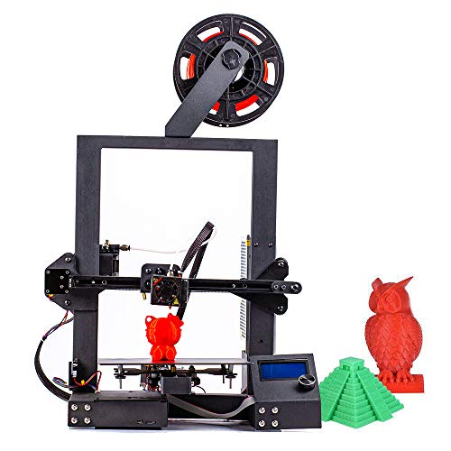 GUCOCO A13 3D Drucker DIY FDM Kit mit Baugröße 220 x 220 x 250mm Stromausfalla Haltepunkt Wiederherstellung und kräftiger Extruder zum Drucken von PLA, Beheiztes Druckbett, Verbessertes Netzteil (A13)