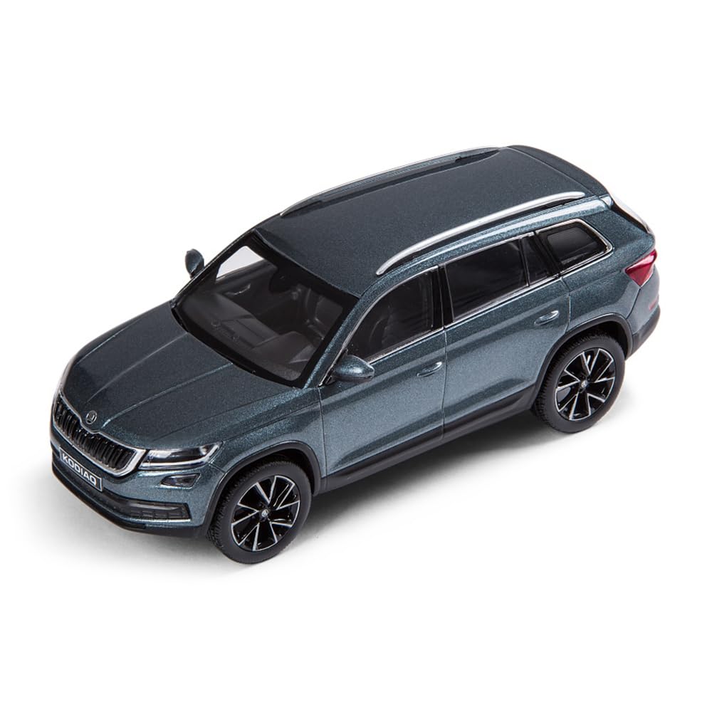 Skoda 565099300F7Y Modellauto Kodiaq Miniatur, Maßstab 1:43, grau
