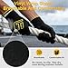 TECKWRAP Vinyl Wrap Gloves for Car Wrapping & Window Tinting, Cut-Resistant Anti-Static Work Gloves for Installers, Flexible Fit for DIY, Gardening & Home Repairs, Black – 5 Pairs (10 Gloves)