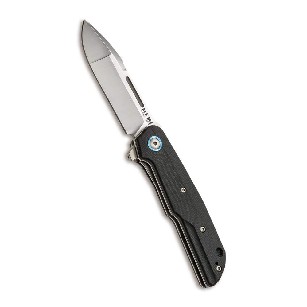 MKM Unisex – nóż kieszonkowy dla dorosłych Clap G10, czarny, 18,4 cm