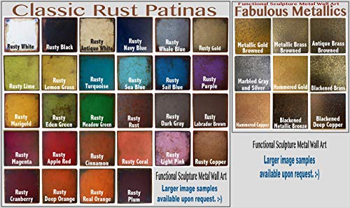 Breathe Metal Wall Art Home Decor - Handmade - Choose 13", 17", 24" Or 30" Wide - Choose Your Patina Color #TOP1